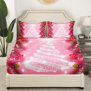 Foto 3 | Foto 3 | Juego De Ropa De Cama Feelyou Kids Merry Christmas Queen Size - Venta Internacional.