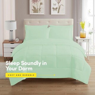 Foto 2 | Foto 2 | Juego De Ropa De Cama Sweet Home Collection, Tamaño Completo, 7 Piezas, Color Menta - Venta Internacional.