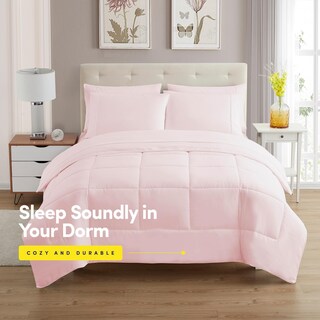 Foto 2 | Foto 2 | Juego De Ropa De Cama Sweet Home Collection Twin Xl Rosa Pálido De 5 Piezas - Venta Internacional.