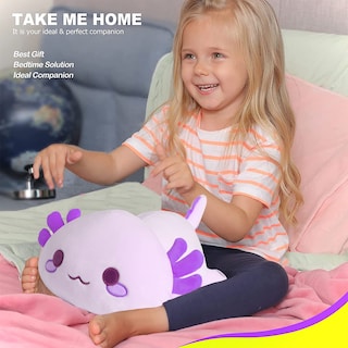 Foto 4 | Foto 4 | Peluche Onsoyours Cute Axolotl Purple 48 Cm Para Niños - Venta Internacional.