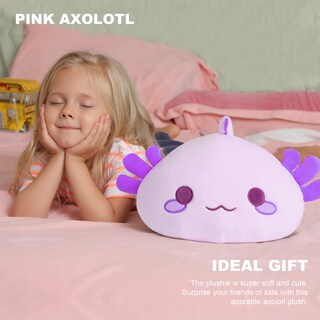 Foto 5 | Foto 5 | Peluche Onsoyours Cute Axolotl Purple 48 Cm Para Niños - Venta Internacional.