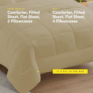 Foto 3 | Foto 3 | Juego De Ropa De Cama Sweet Home Collection Twin Xl, Color Topo, 5 Piezas - Venta Internacional.