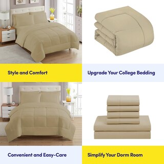 Foto 6 | Foto 6 | Juego De Ropa De Cama Sweet Home Collection Twin Xl, Color Topo, 5 Piezas - Venta Internacional.