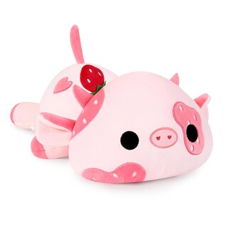Foto 1 | Foto 1 | Almohada De Peluche Onsoyours Cute Cow Strawberry Love, 30 Cm - Venta Internacional.