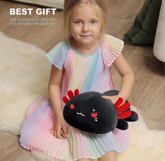 Foto 5 | Foto 5 | Almohada De Felpa Onsoyours, Bonita Salamandra Con Forma De Axolotl Para Niños, 33 Cm - Venta Internacional.