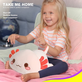 Foto 4 | Foto 4 | Peluche Onsoyours Cute Axolotl De 13 Pulgadas Para Niños Y Adultos - Venta Internacional.