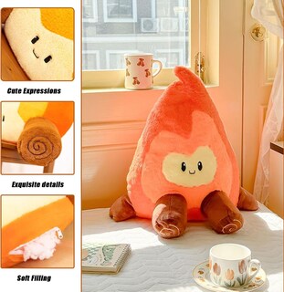 Foto 3 | Foto 3 | Almohada Llena De Diversión Con Forma De Llama De Peluche, 16 Pulgadas, Para Niños - Venta Internacional.
