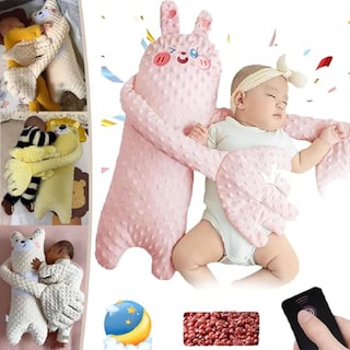 Foto 5 | Foto 5 | Juguete Genérico Para Dormir Con Palmaditas Para Bebés, Prevención De Sobresaltos, Rosa - Venta Internacional.