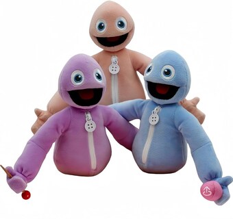 Foto 1 | Foto 1 | Peluches De Peluche, Paquete De 3 Unidades, 20 Cm De Alto, Yeeps Hide And Seek - Venta Internacional.