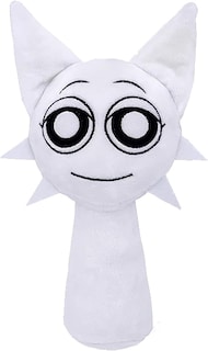 Foto 1 | Foto 1 | Peluche Sprunki Game Wenda, 25 Cm, Blanco, Para Niños Y Adultos - Venta Internacional.