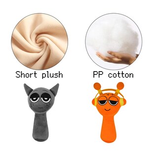 Foto 3 | Foto 3 | Almohada De Peluche Sprunki Horror Games De 20 Cm - Venta Internacional.