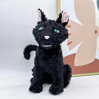 Foto 2 | Foto 2 | Muñeca De Peluche Con Forma De Monstruo Gato Negro De 30 Cm - Venta Internacional.