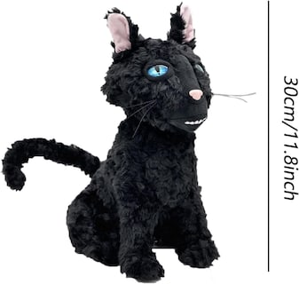 Foto 6 | Foto 6 | Muñeca De Peluche Con Forma De Monstruo Gato Negro De 30 Cm - Venta Internacional.