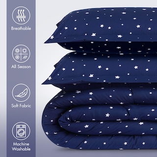 Foto 2 | Foto 2 | Juego De Edredón Utopia Bedding All Season Star Para Niños Con 2 Camas Individuales - Venta Internacional.