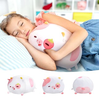 Foto 5 | Foto 5 | Almohada De Peluche Mewaii Con Forma De Vaca Fresa De 40 Cm - Venta Internacional.