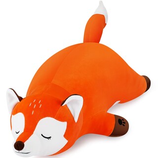 Foto 1 | Foto 1 | Almohada De Felpa Auspicious Beginning Giant Foxy De 30 Pulgadas, Color Naranja - Venta Internacional.