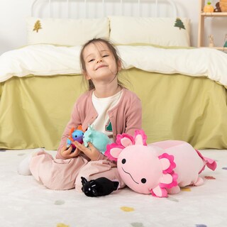 Foto 3 | Foto 3 | Juguete De Peluche Maogolan Giant Axolotl Con 3 Bebés En El Interior De 60 Cm - Venta Internacional.