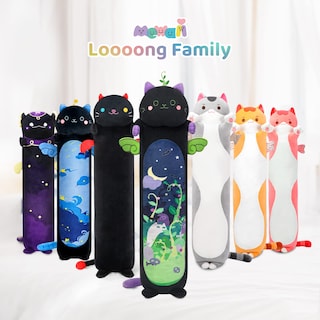 Foto 7 | Foto 7 | Almohada Corporal De Felpa Mewaii Long Cat 36 Cm, Bonito Gato Negro - Venta Internacional.