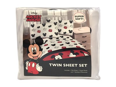 Foto 7 | Foto 7 | Juego De Sábanas Jay Franco Disney Mickey Mouse Cute Faces Twin - Venta Internacional.