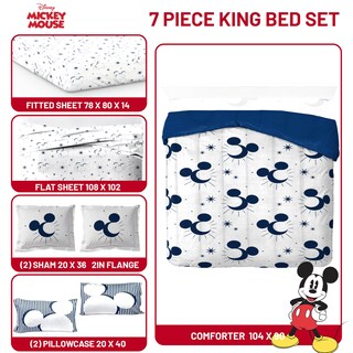 Foto 3 | Foto 3 | Juego De Cama Jay Franco Disney Mickey Mouse King De 7 Piezas - Venta Internacional.