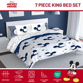 Foto 4 | Foto 4 | Juego De Cama Jay Franco Disney Mickey Mouse King De 7 Piezas - Venta Internacional.