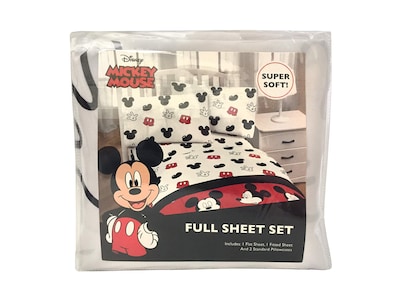Foto 7 | Foto 7 | Juego De Sábanas Jay Franco Disney Mickey Mouse Cute Faces Full - Venta Internacional.