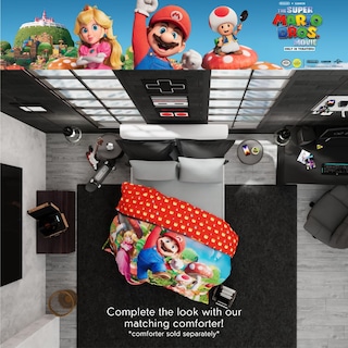 Foto 5 | Foto 5 | Juego De Sábanas De La Película Franco The Super Mario Bros., Tamaño Doble - Venta Internacional.
