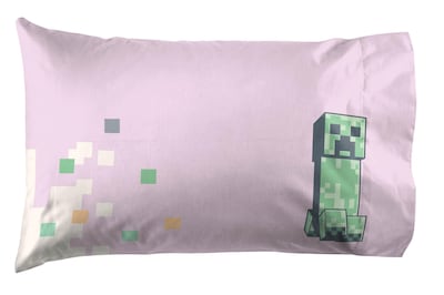 Foto 3 | Foto 3 | Juego De Sábanas Jay Franco Minecraft Creeper De Tamaño Completo Para Niños - Venta Internacional.