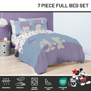 Foto 4 | Foto 4 | Juego De Ropa De Cama Jay Franco Disney Mickey Minnie, Tamaño Completo, 7 Piezas - Venta Internacional.