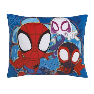 Foto 1 | Foto 1 | Almohada Disney Marvel Spidey Team Roja, Blanca Y Azul Para Niños Pequeños - Venta Internacional.