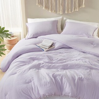 Foto 1 | Foto 1 | Juego De Edredón Codi Lavender Purple Full/queen Con 1 Edredón Y 2 Fundas De Almohada - Venta Internacional.