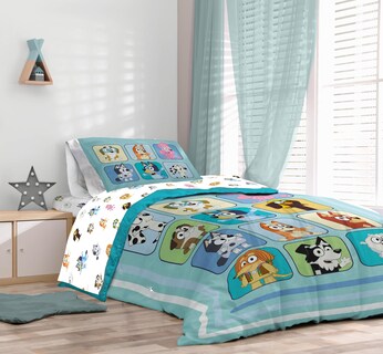 Foto 6 | Foto 6 | Juego De Edredón Sunny Side Up Bluey & Friends Twin Kids, 5 Unidades - Venta Internacional.