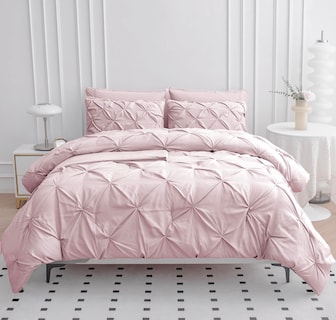 Foto 3 | Foto 3 | Juego De Edredón Lane Linen Pink Queen Con Sábanas Y Fundas De Almohada - Venta Internacional.