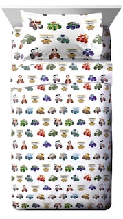 Foto 3 | Foto 3 | Juego De Cama Jay Franco Monster Jam Truckin' Pals Para Niños Pequeños, 4 Piezas - Venta Internacional.