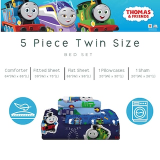 Foto 2 | Foto 2 | Juego De Ropa De Cama Franco Thomas & Friends, Supersuave, Tamaño Doble - Venta Internacional.