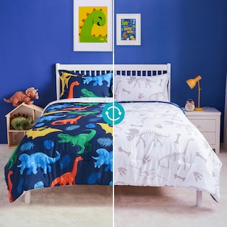 Foto 4 | Foto 4 | Juego De Edredón Joiedomi Kid Twin, Ropa De Cama Con Diseño De Dinosaurio, 5 Piezas - Venta Internacional.