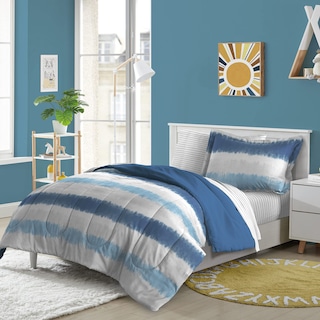 Foto 3 | Foto 3 | Set de Ropa para Cama Dream Factory Kids Microfibra Azul - Venta Internacional