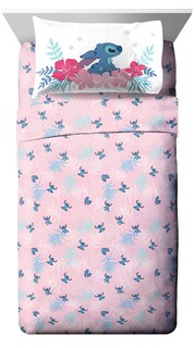 Foto 3 | Foto 3 | Edredón Matrimonial con Sábanas Jay Franco Lilo & Stitch Rosa 5 Piezas - Venta Internacional