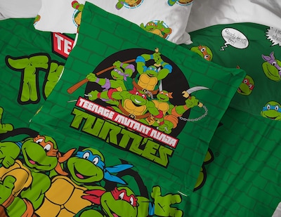 Foto 6 | Foto 6 | Edredón Individual con Sábanas Jay Franco Tortugas Ninjas 5 Piezas - Venta Internacional