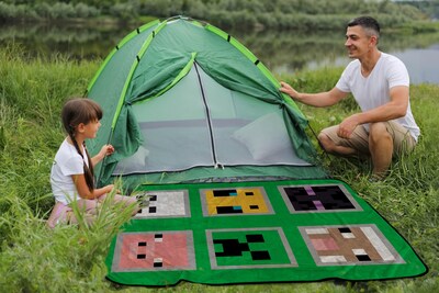 Foto 5 | Foto 5 | Manta De Viaje Sunny Side Up Minecraft De 100 X 125 Cm - Venta Internacional.