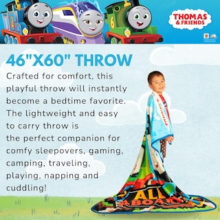 Foto 2 | Foto 2 | Manta Supersuave Franco Thomas Y Sus Amigos, 117 Cm X 152 Cm - Venta Internacional.