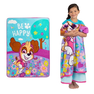 Foto 1 | Foto 1 | Throw Micro Raschel Franco Paw Patrol Skye Girls 117 Cm X 152 Cm - Venta Internacional.