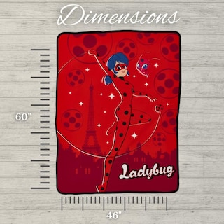 Foto 5 | Foto 5 | Throw Franco Miraculous: Tales Of Ladybug And Cat Noir Kids - Venta Internacional.