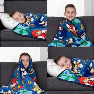 Foto 2 | Foto 2 | Manta Franco Super Soft Plush De Sonic The Hedgehog - Venta Internacional.