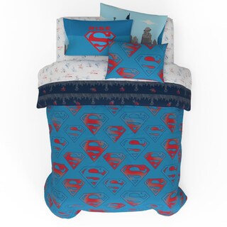 Foto 1 | Foto 1 | Juego De Ropa De Cama Franco Superman Dc Comics Para Niños, Tamaño Completo, 7 Piezas - Venta Internacional.