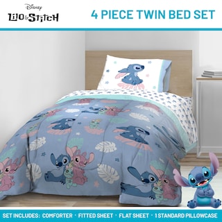 Foto 2 | Foto 2 | Set De Edredón Jay Franco Disney Lilo And Stitch Talla Doble - Venta Internacional.
