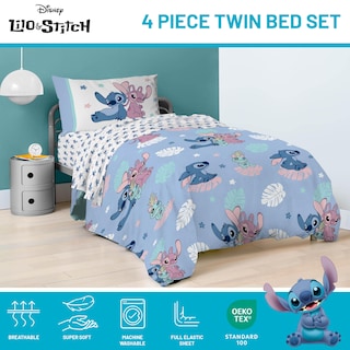 Foto 4 | Foto 4 | Set De Edredón Jay Franco Disney Lilo And Stitch Talla Doble - Venta Internacional.