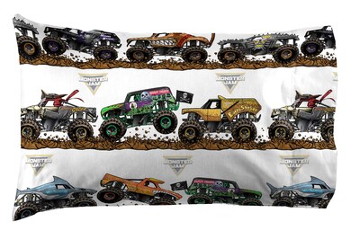 Foto 2 | Foto 2 | Juego De Sábanas Jay Franco Kids Ultrasoft Monster Jam Completo 4 Piezas - Venta Internacional.