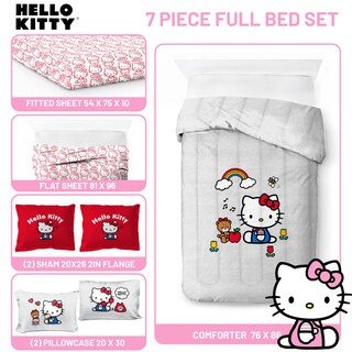 Foto 2 | Foto 2 | Juego De Edredón Jay Franco Sanrio Hello Kitty Tamaño Completo - Venta Internacional.