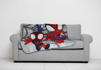 Foto 6 | Foto 6 | Manta De Felpa Jay Franco Spidey Y Sus Increíbles Amigos - Venta Internacional.